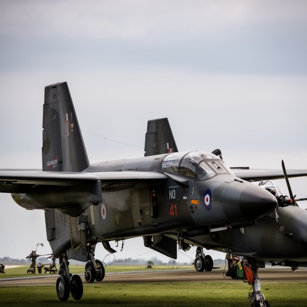 AI-generated illustration of No. 41 Squadron RAF