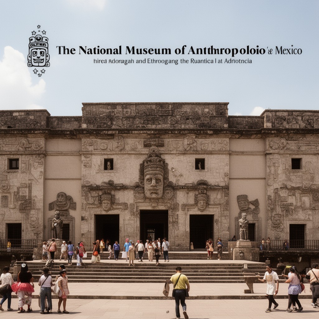 AI-generated illustration of National Museum of Anthropology