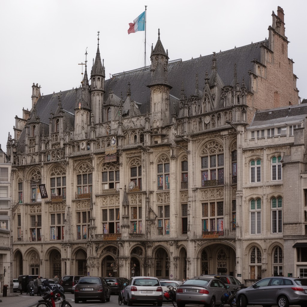 AI-generated illustration of Bishopric of Bruges
