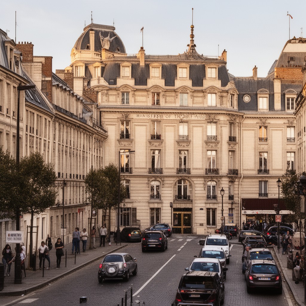AI-generated illustration of Ministry of the Interior of France