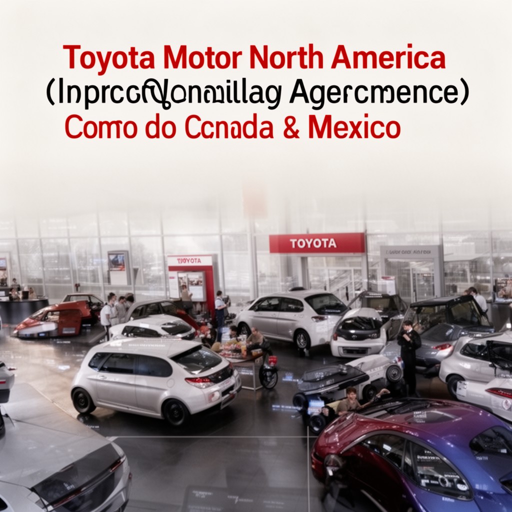 AI-generated illustration of Toyota Motor North America