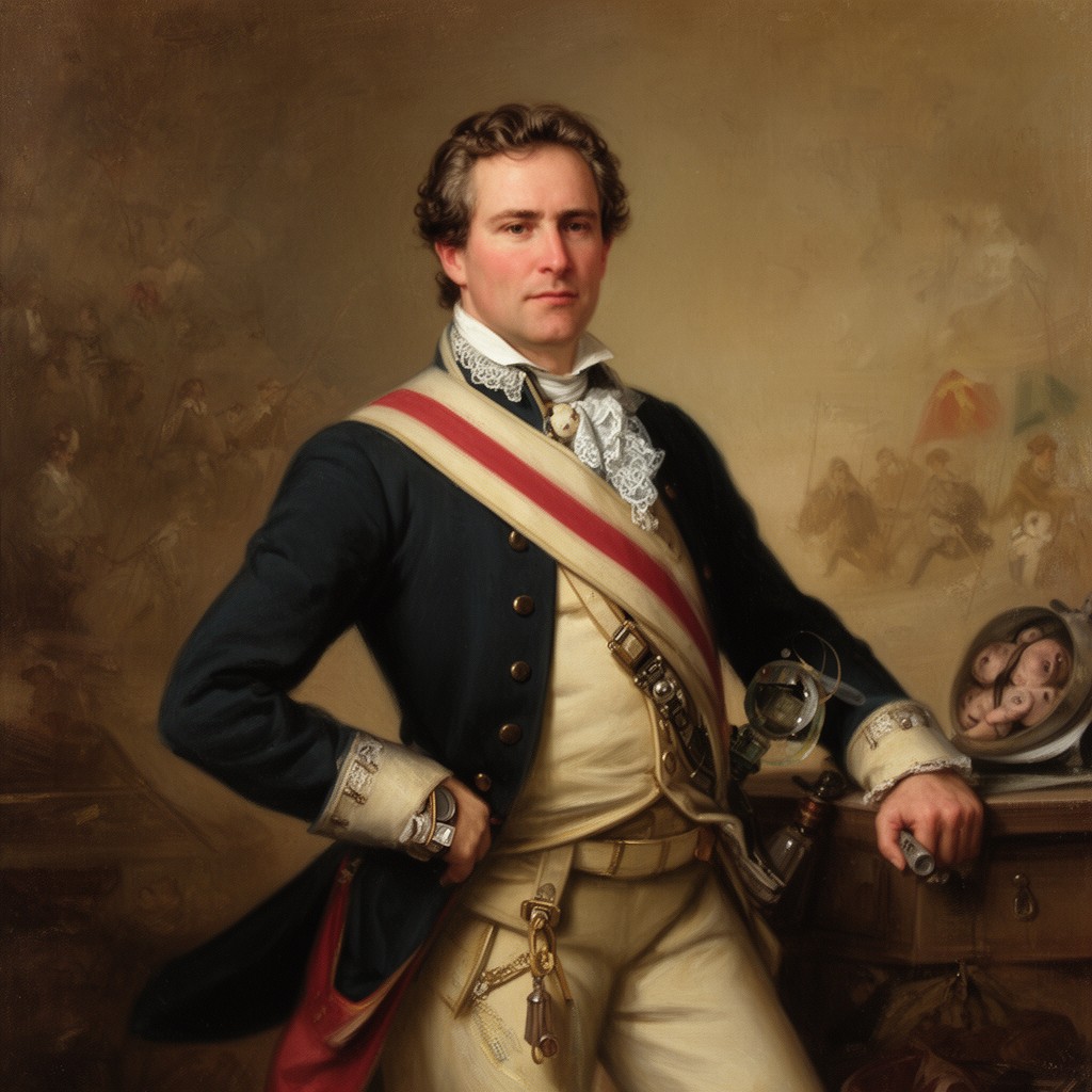 AI-generated illustration of Charles Lee