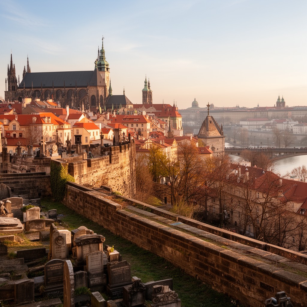 AI-generated illustration of Vyšehrad