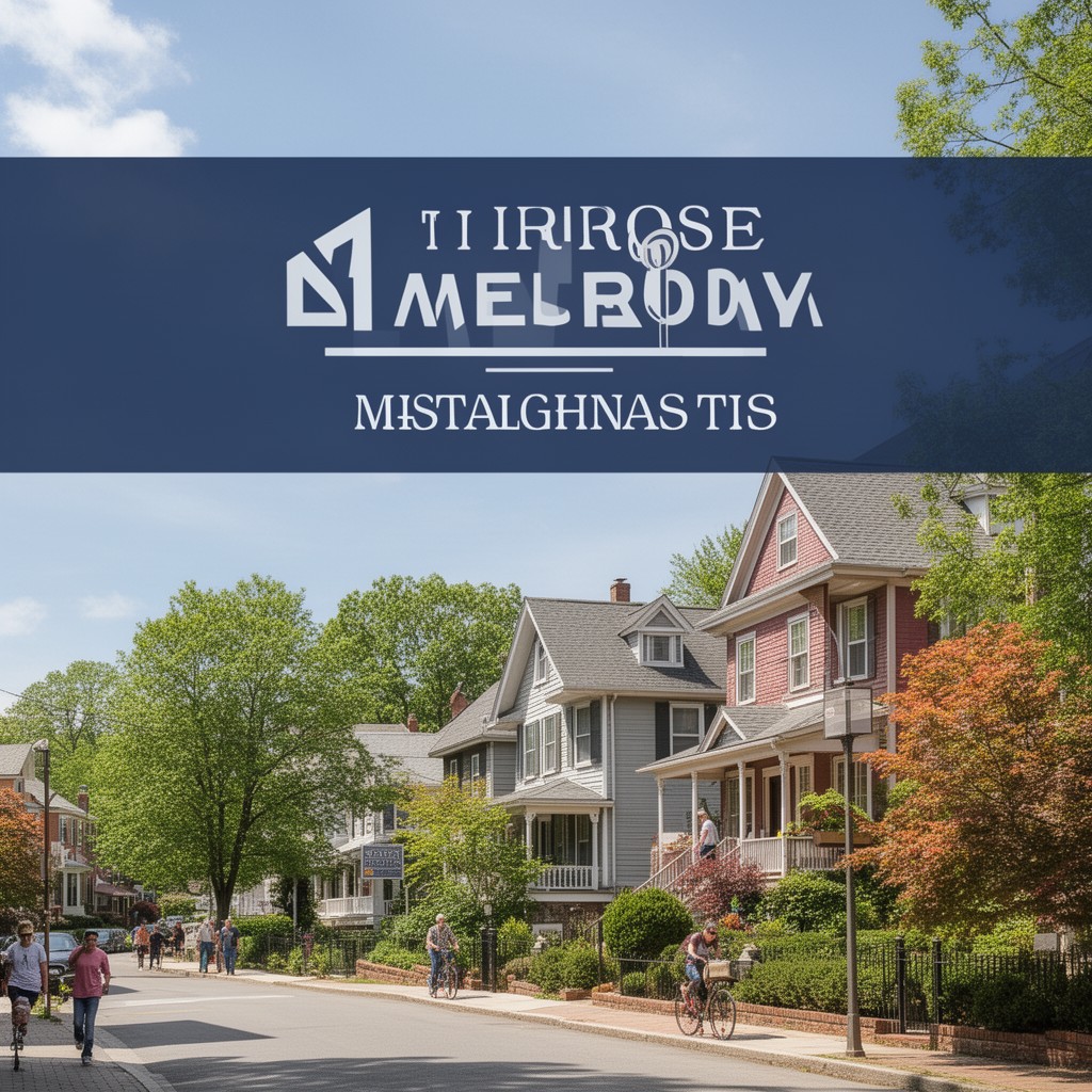AI-generated illustration of Melrose, Massachusetts