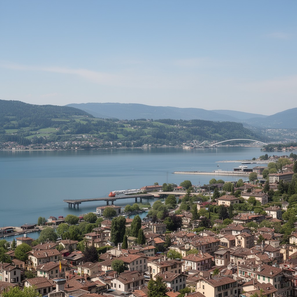 AI-generated illustration of Nyon District