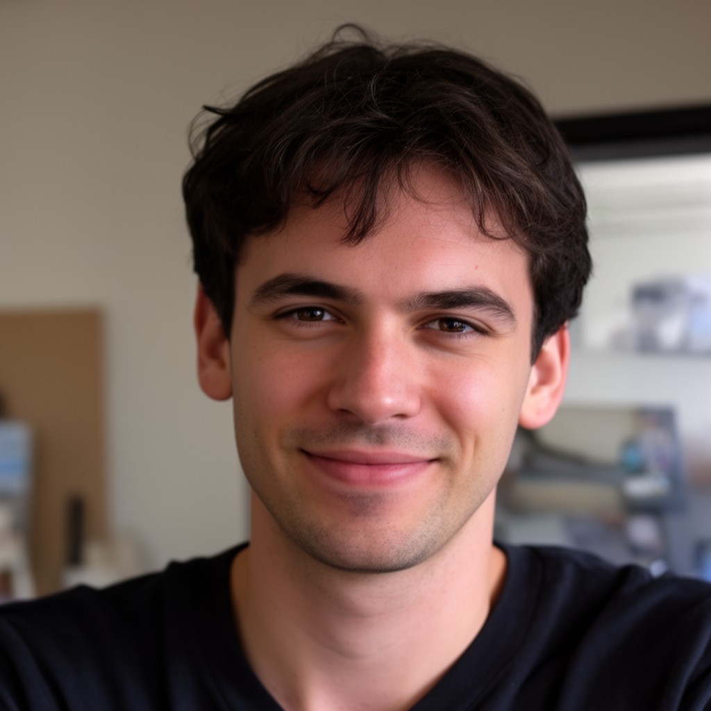 AI-generated illustration of Benjamin Mako Hill