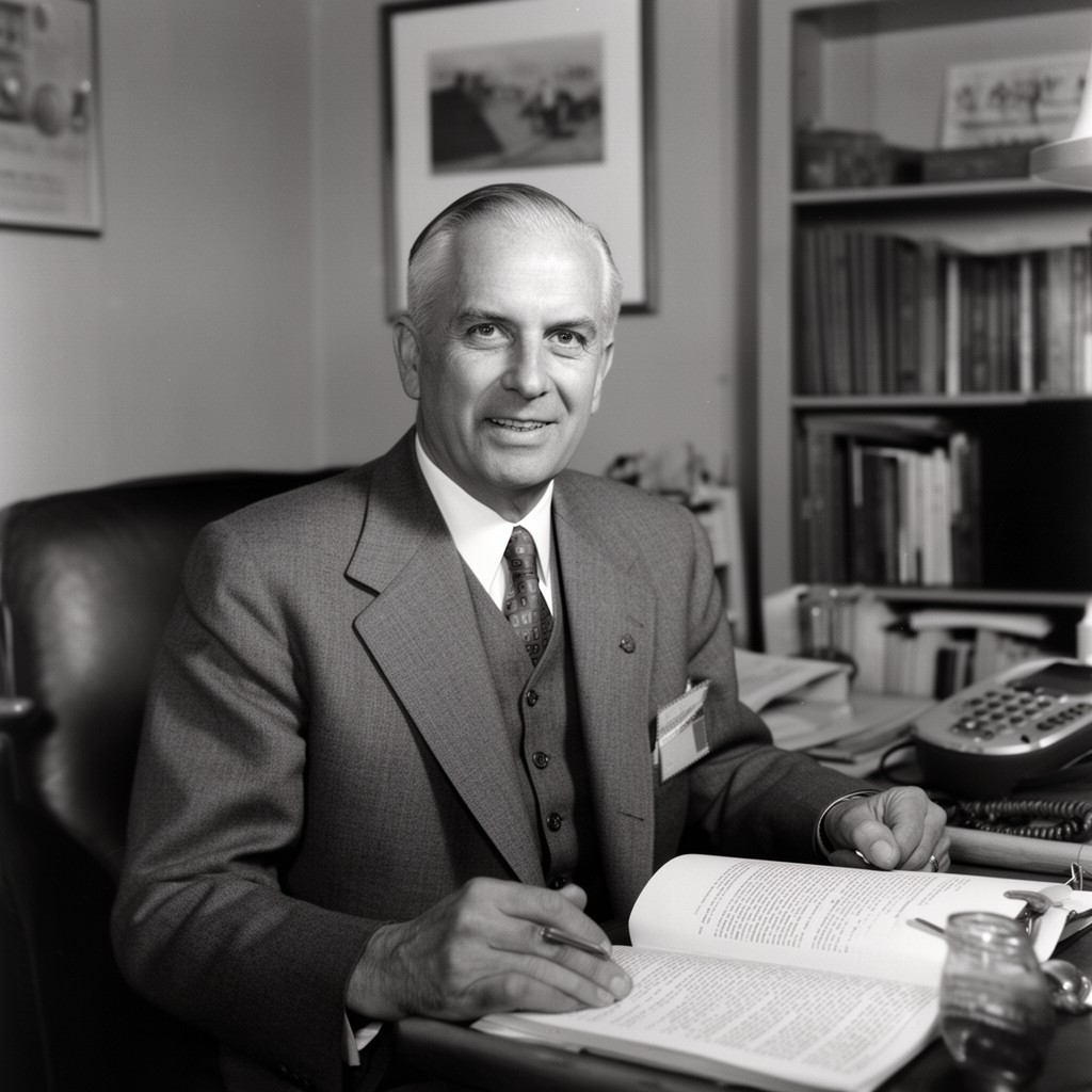 AI-generated illustration of Henry J. Kaiser