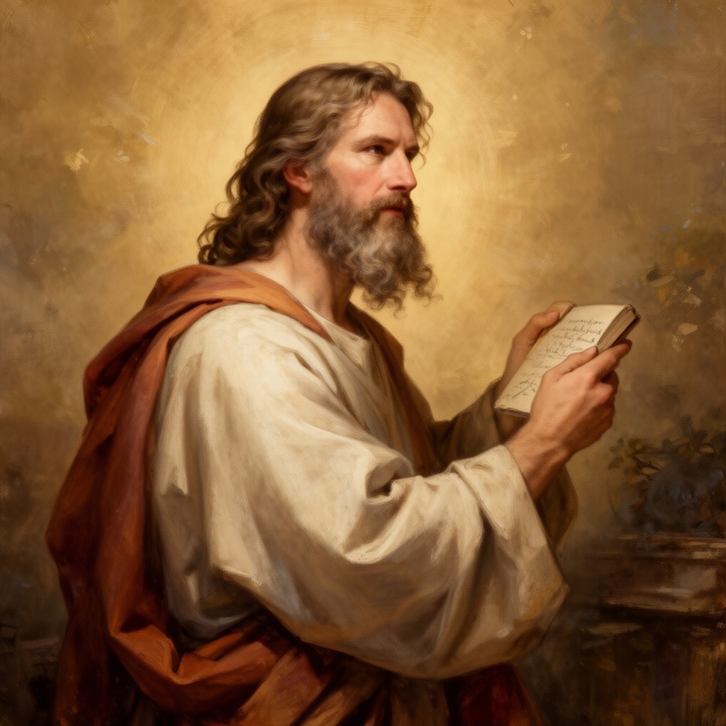AI-generated illustration of Apostle John