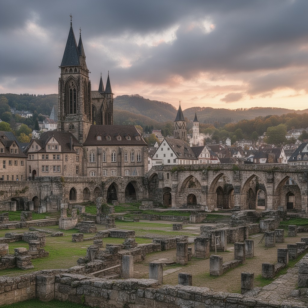 AI-generated illustration of Trier