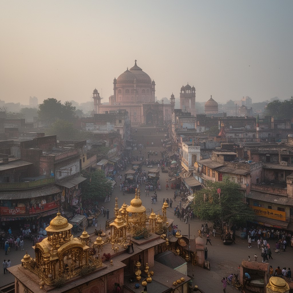 AI-generated illustration of Moradabad