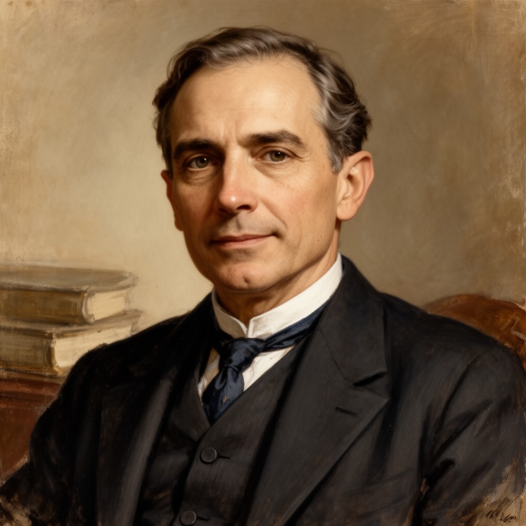 AI-generated illustration of Sidney Rowlatt