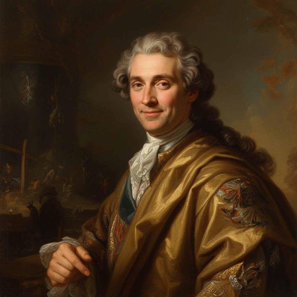 AI-generated illustration of Antoine Coypel