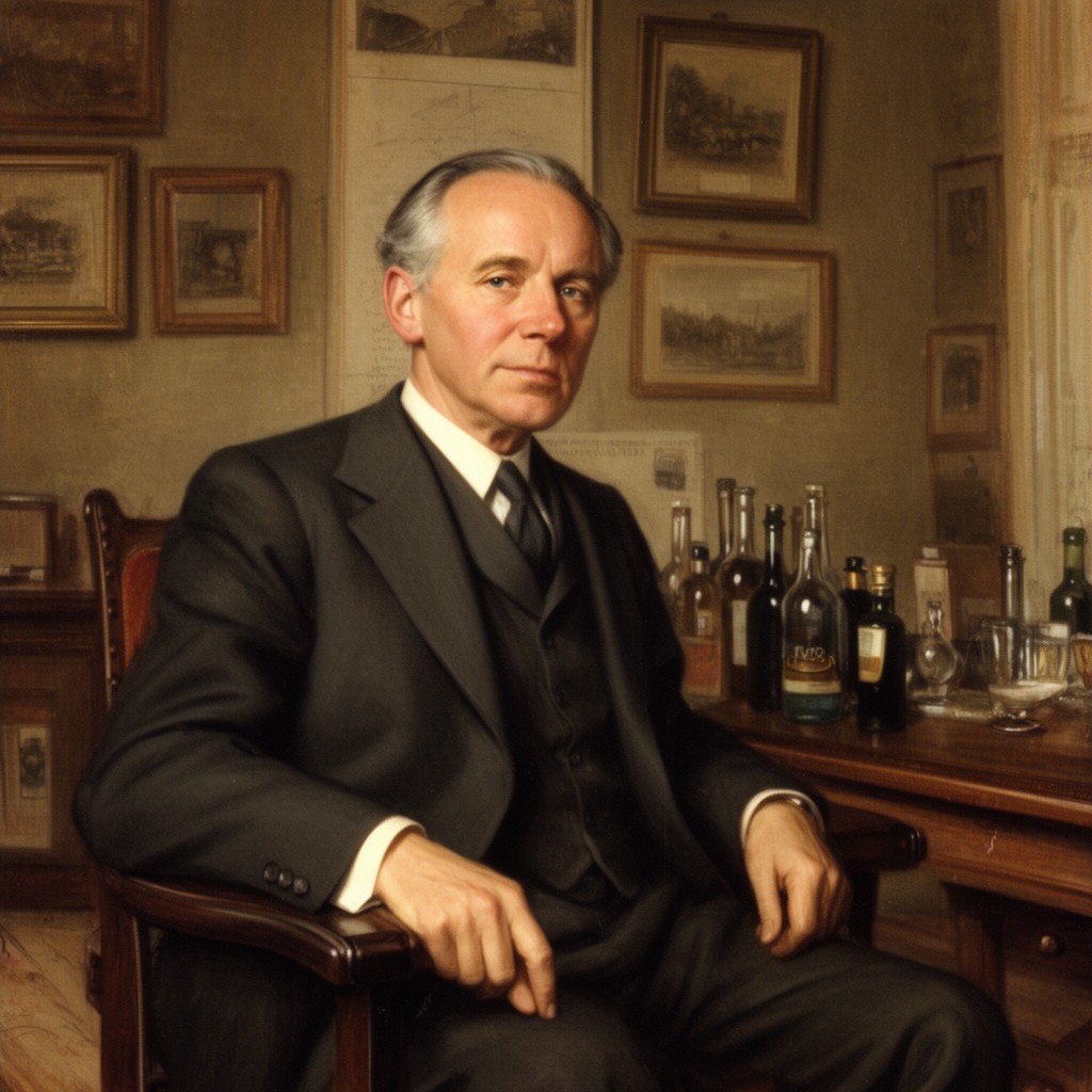 AI-generated illustration of Pieter Oud
