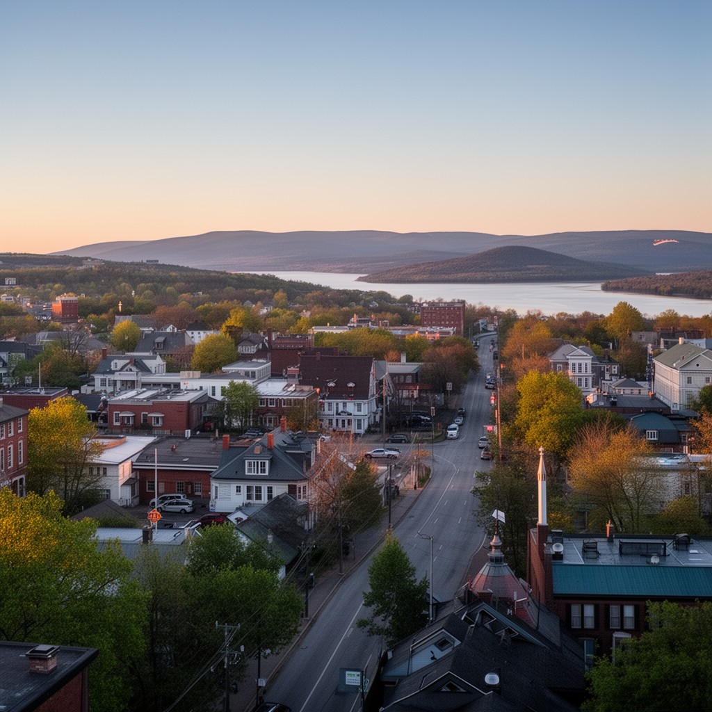 AI-generated illustration of Strafford County, New Hampshire