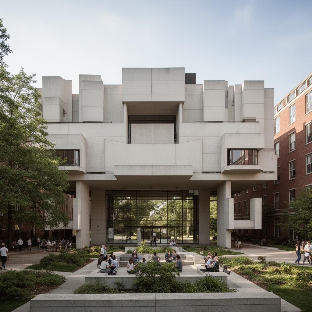 AI-generated illustration of Harvard Graduate Center