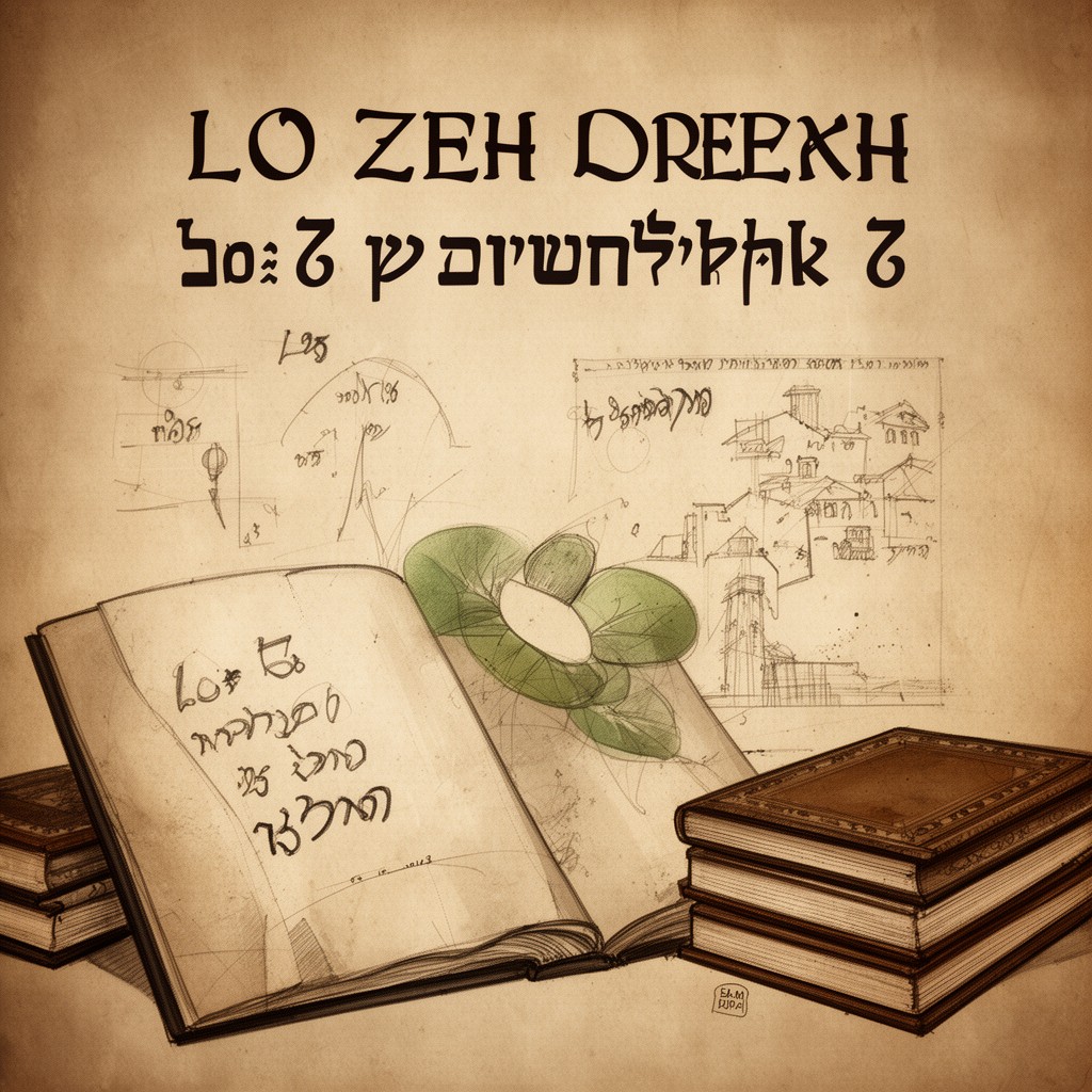 AI-generated illustration of Lo Zeh Ha-Derekh