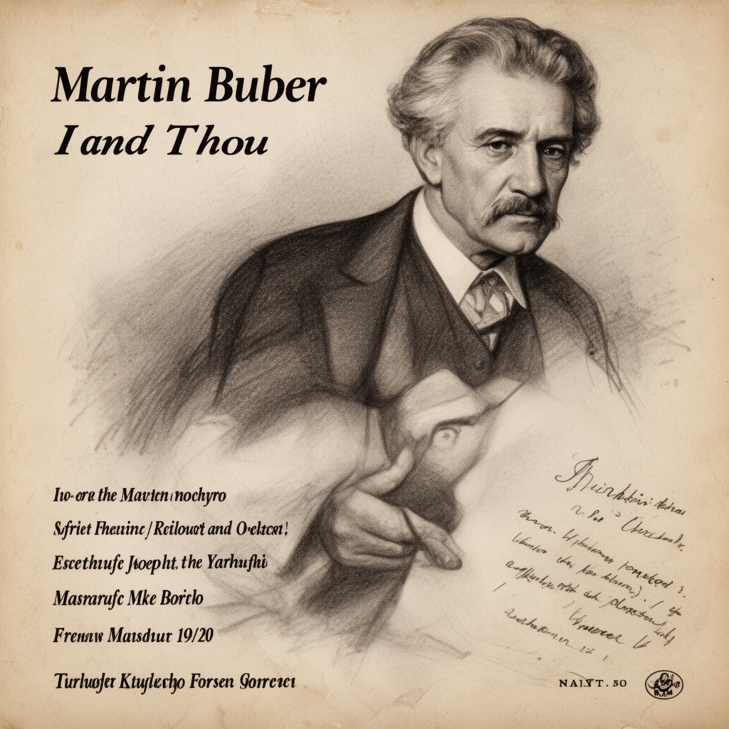 AI-generated illustration of Martin Buber
