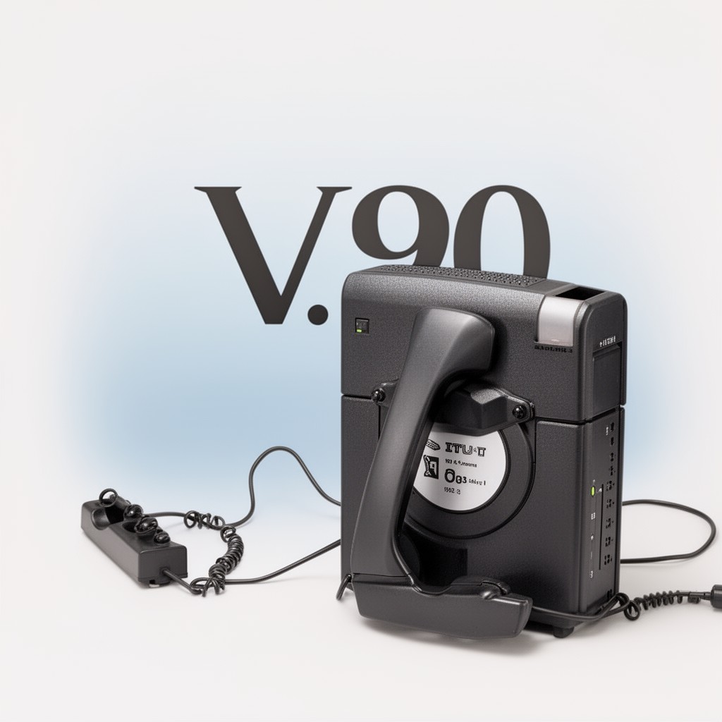 AI-generated illustration of V.90