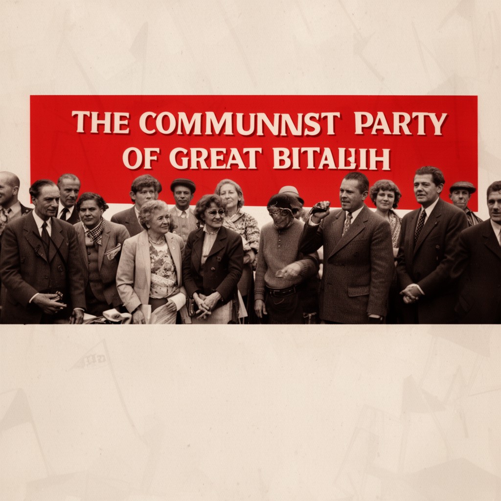 AI-generated illustration of Communist Party of Great Britain