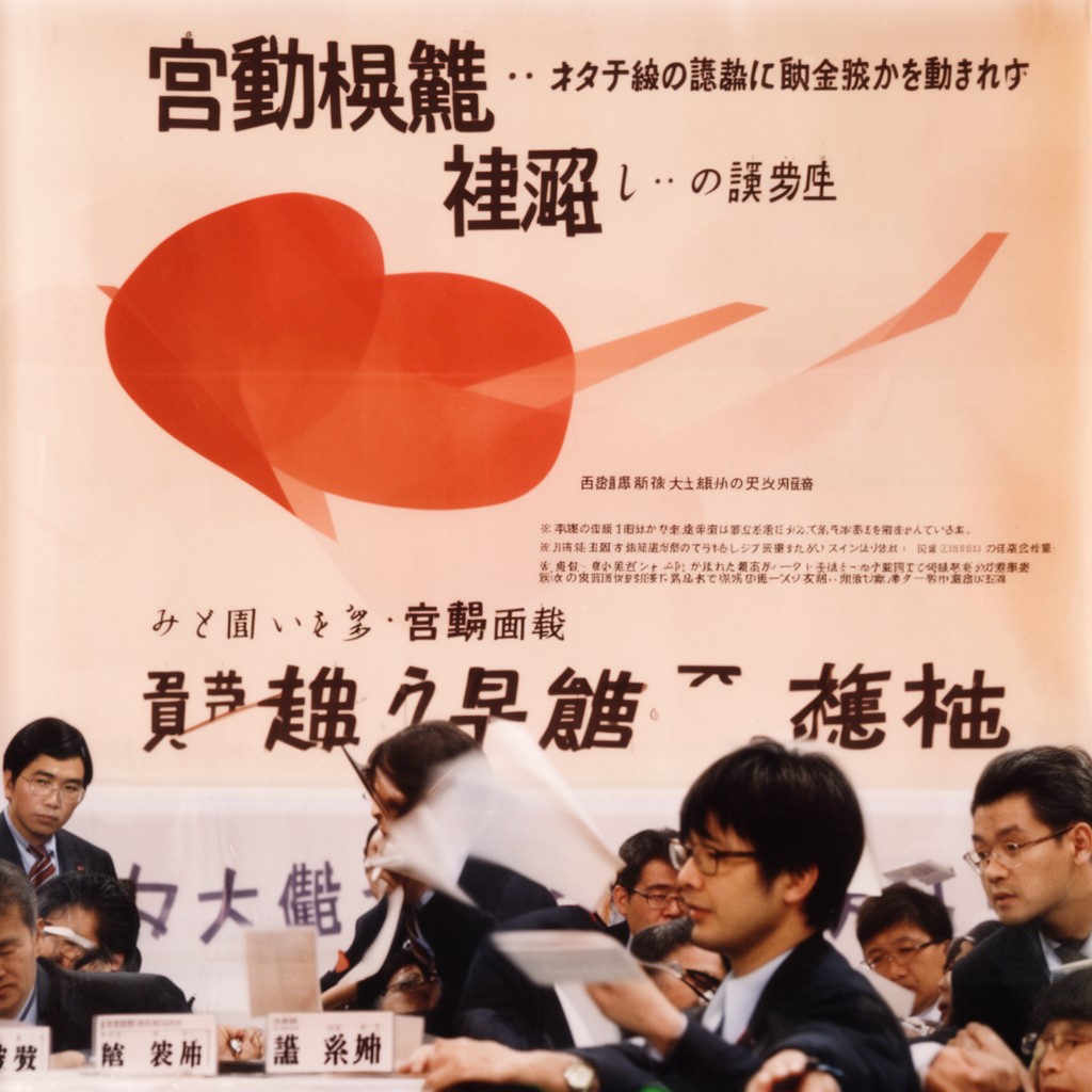 AI-generated illustration of Japanese Communist Party