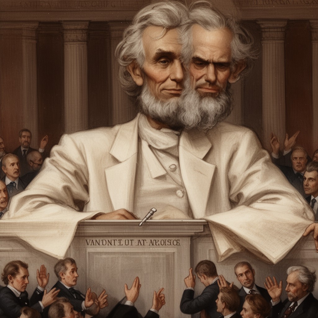 AI-generated illustration of Second Inaugural Address