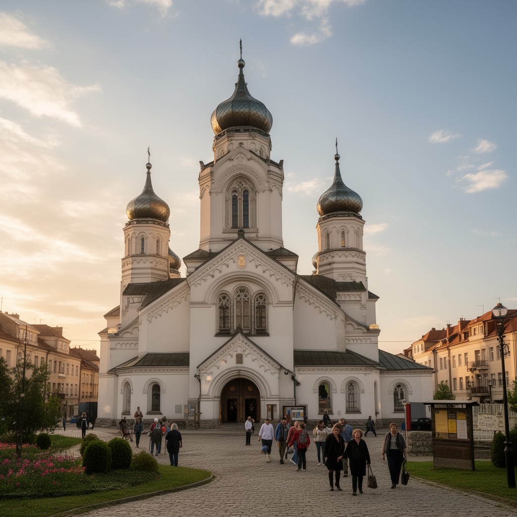 AI-generated illustration of Polish Orthodox Church