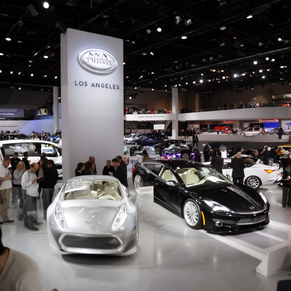 AI-generated illustration of 2010 Los Angeles Auto Show