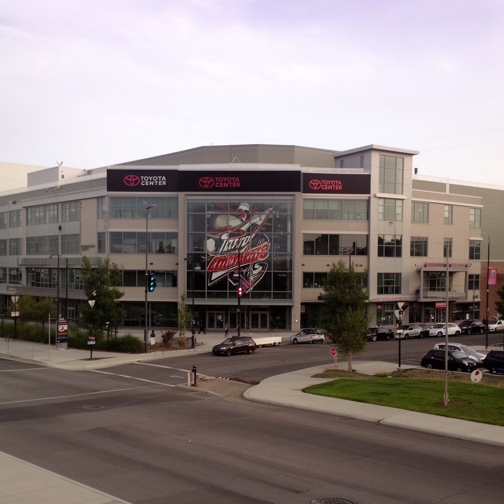 AI-generated illustration of Toyota Center