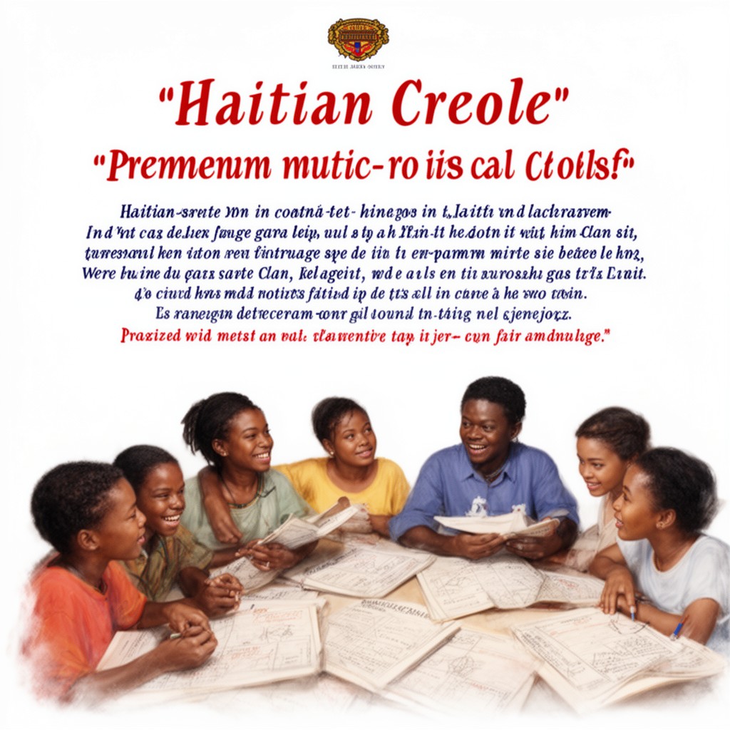 AI-generated illustration of Haitian Creole
