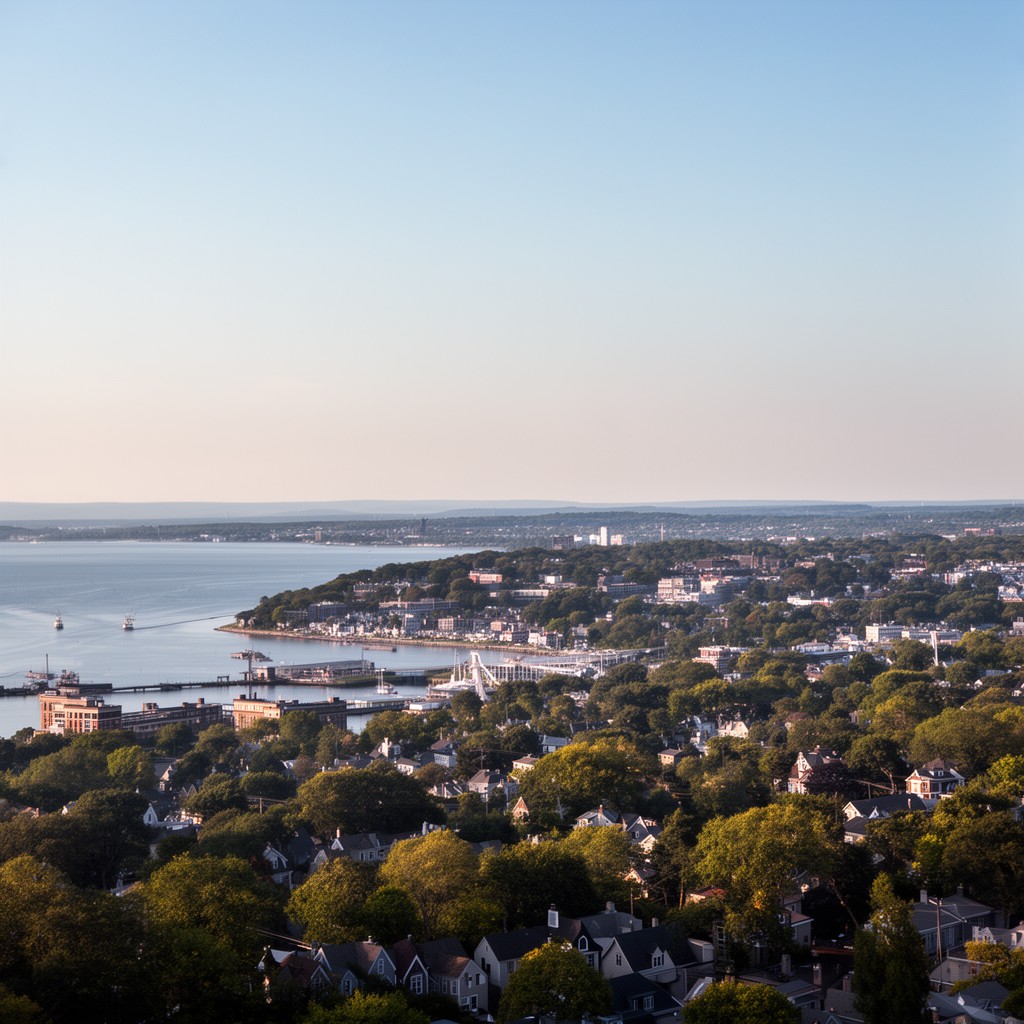 AI-generated illustration of Southern Connecticut