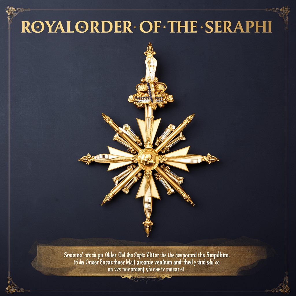 AI-generated illustration of Royal Order of the Seraphim