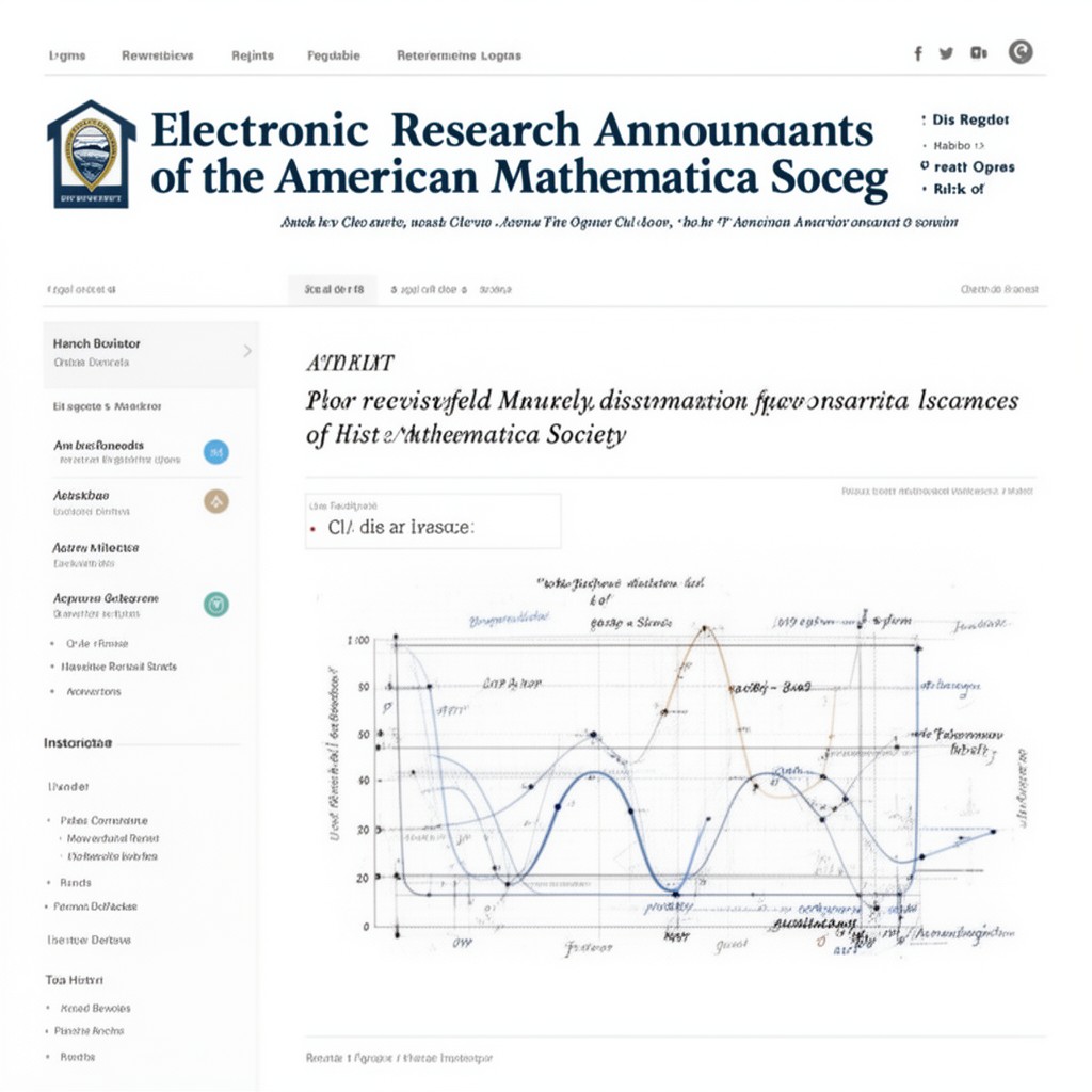 AI-generated illustration of Electronic Research Announcements of the American Mathematical Society
