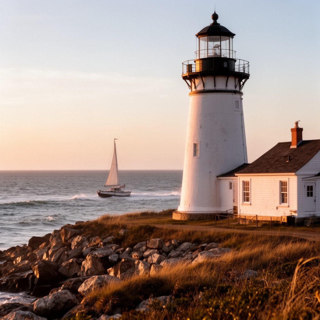 AI-generated illustration of Sankaty Head Light