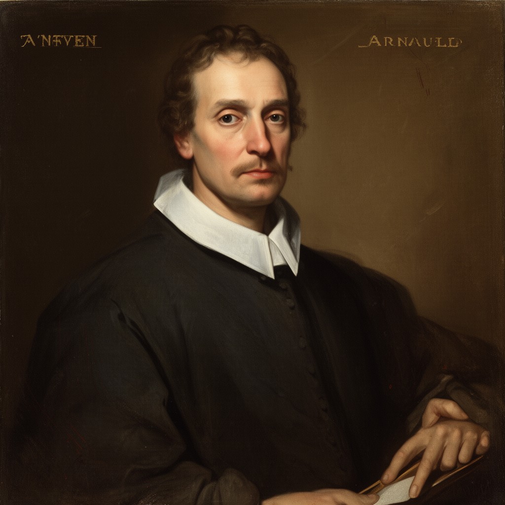 AI-generated illustration of Antoine Arnauld