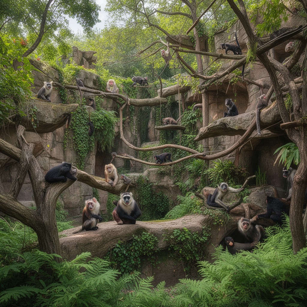 AI-generated illustration of Primate Canyon