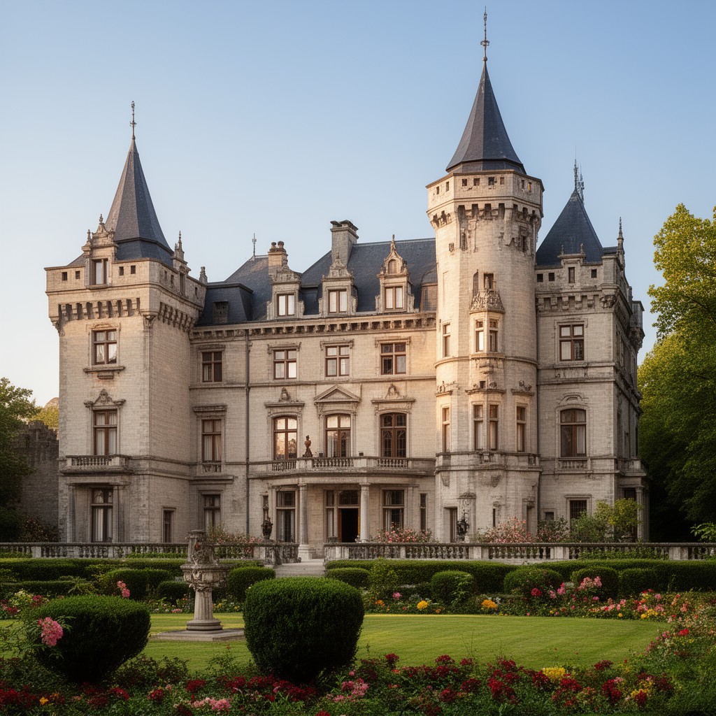 AI-generated illustration of Stuyvenberg Castle