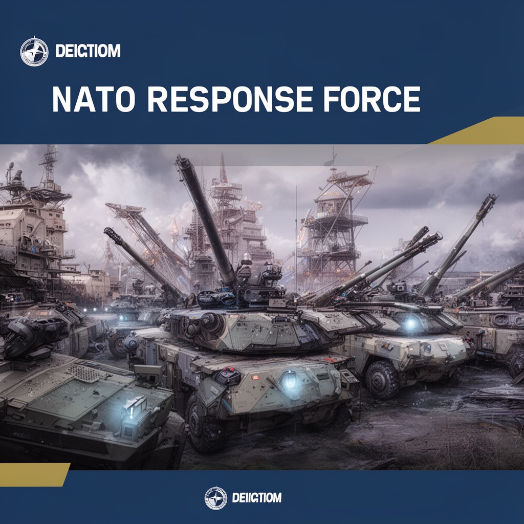 AI-generated illustration of NATO Response Force