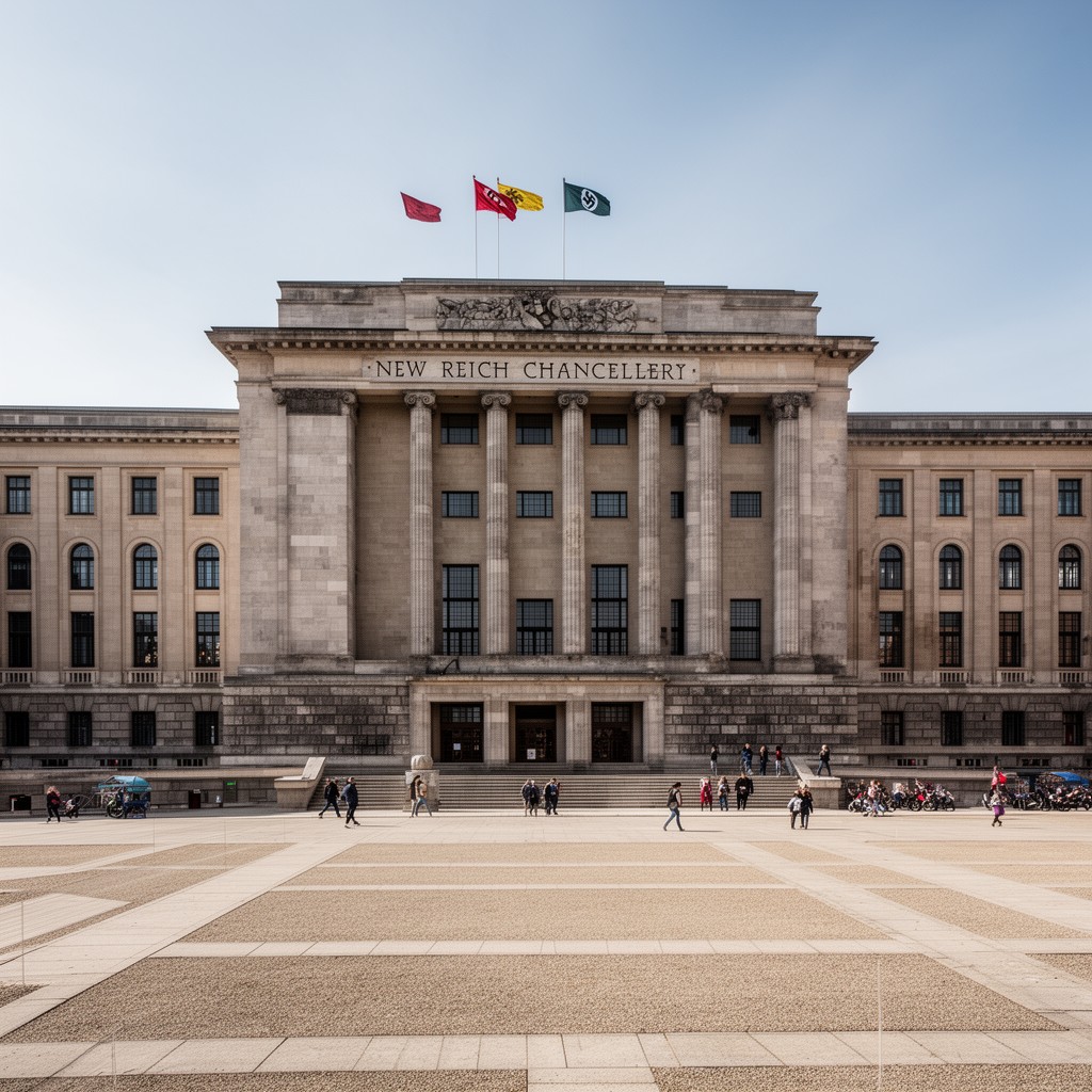 AI-generated illustration of New Reich Chancellery in Berlin