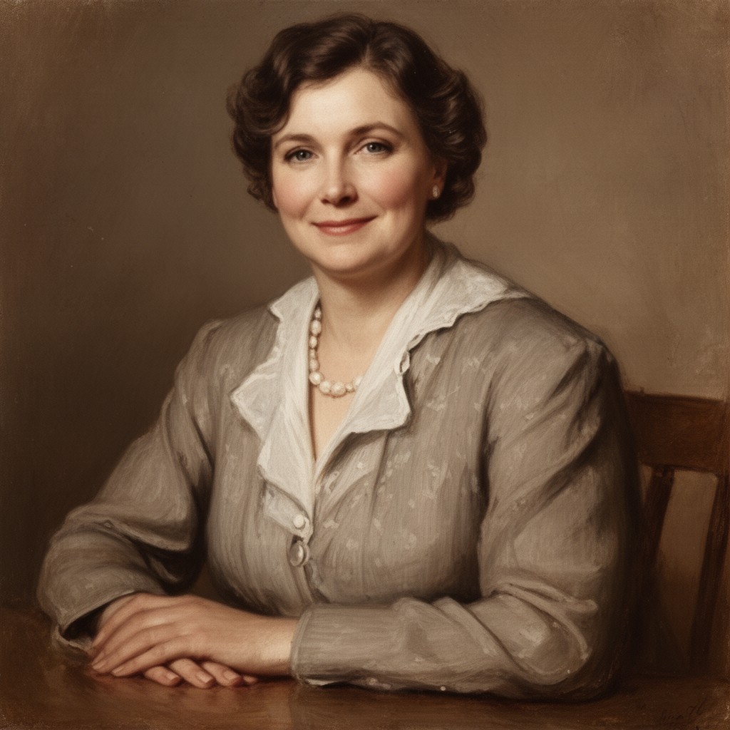AI-generated illustration of Anna Eleanor Dall