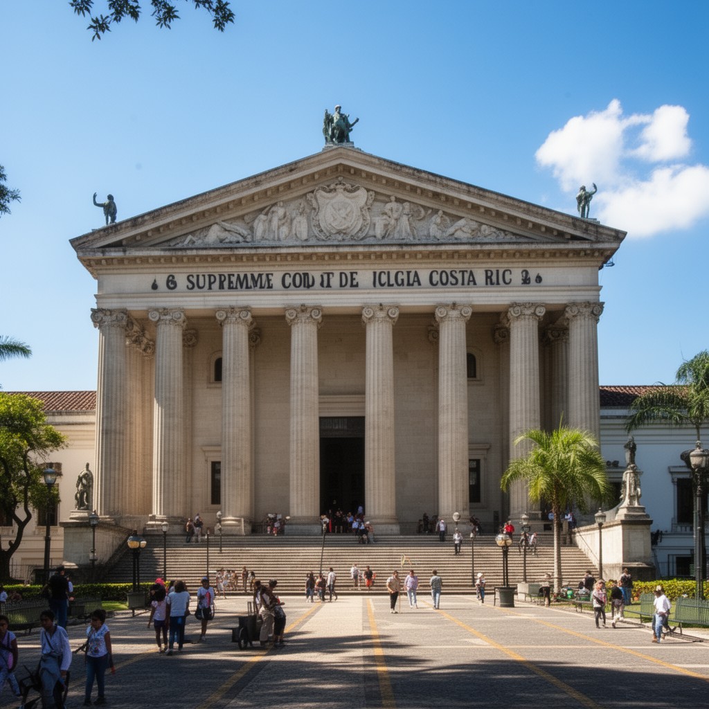 AI-generated illustration of Supreme Court of Justice of Costa Rica