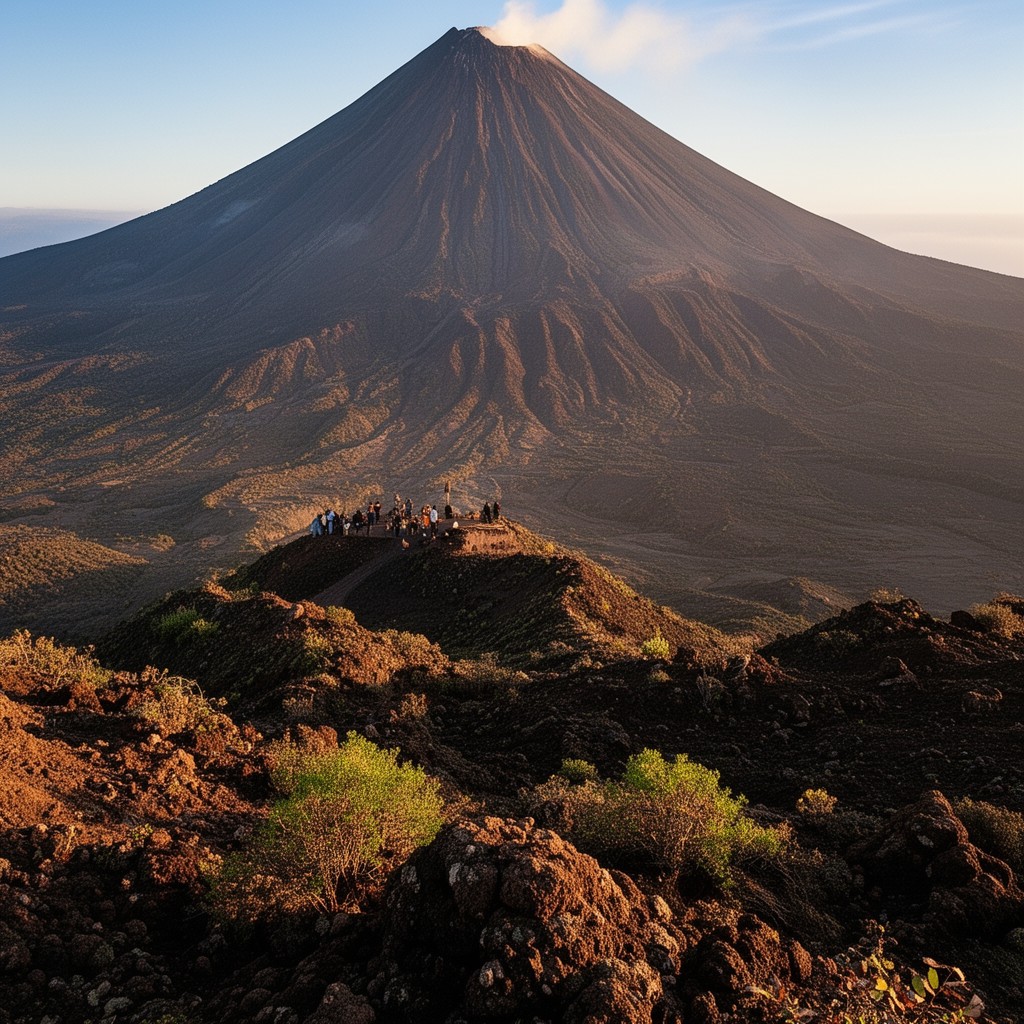 AI-generated illustration of Pico do Fogo