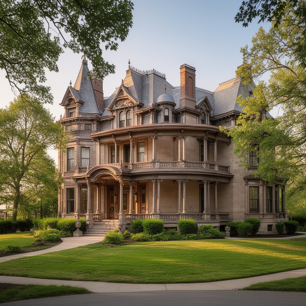 AI-generated illustration of Vaile Mansion