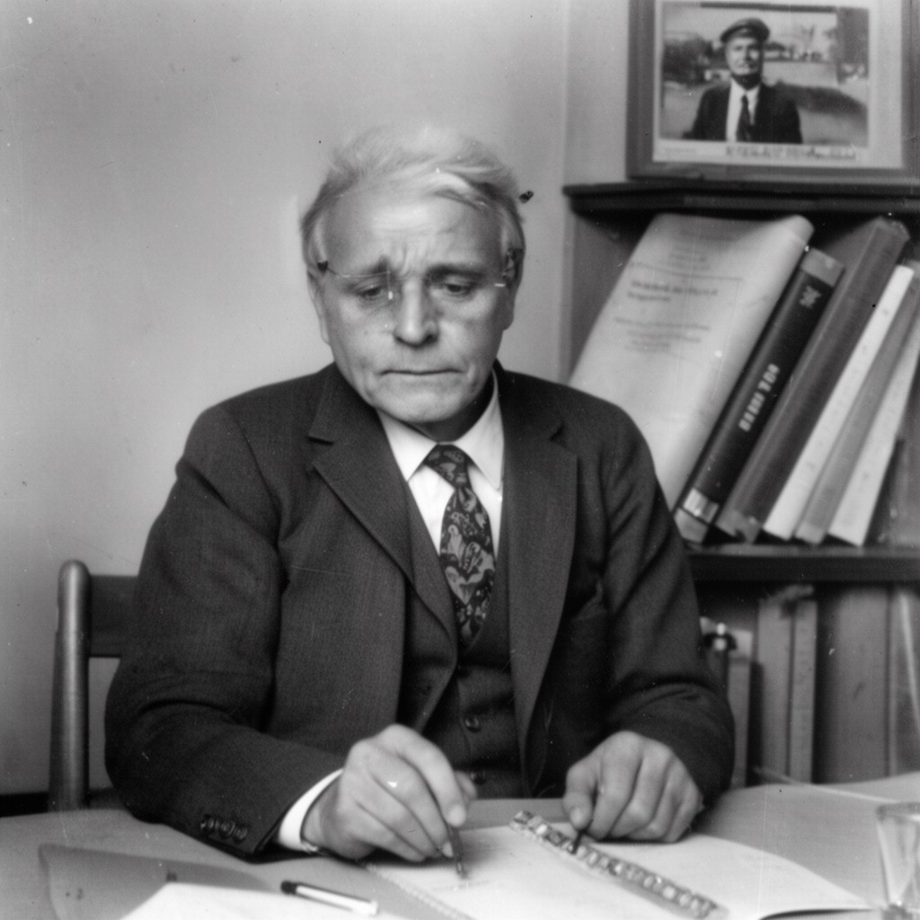AI-generated illustration of Karl Renner