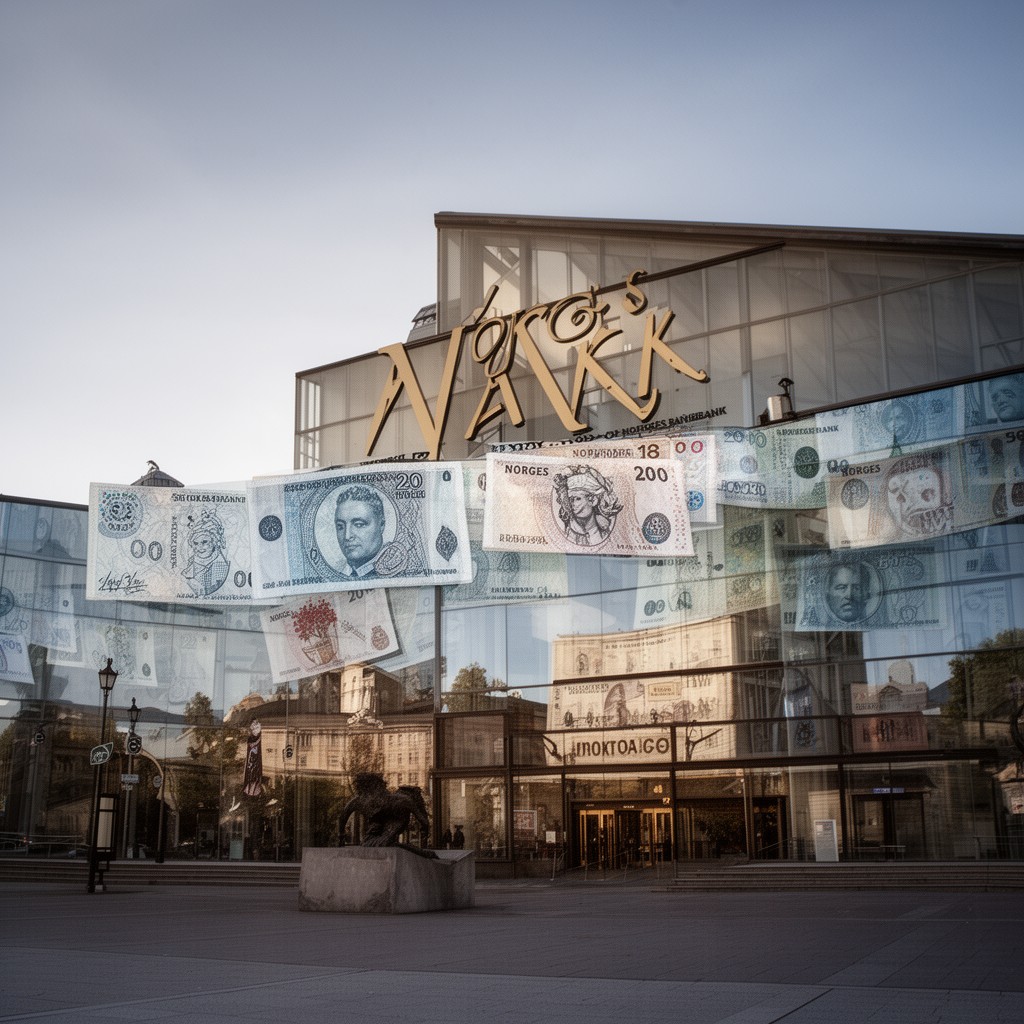 AI-generated illustration of Norges Bank
