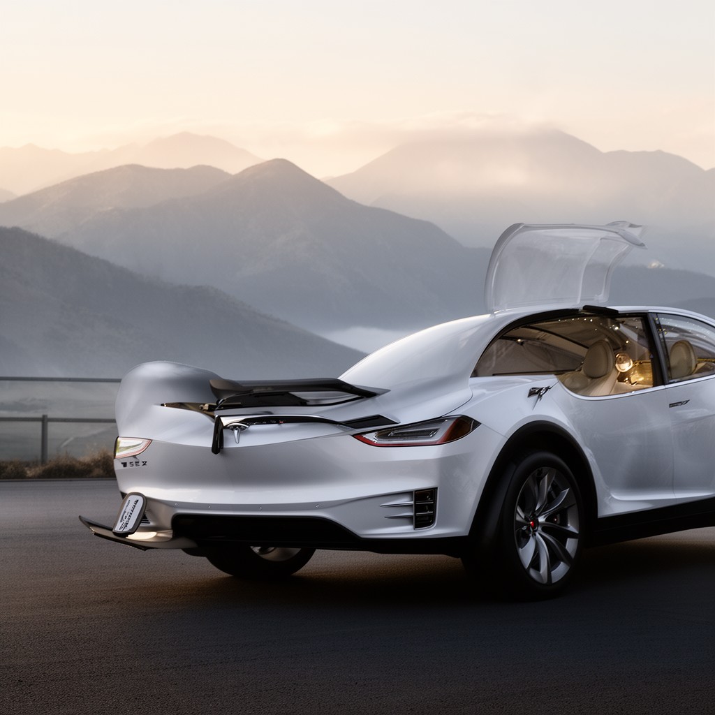 AI-generated illustration of Tesla Model X