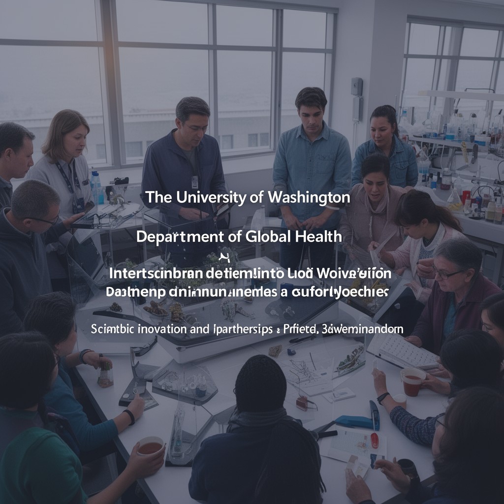 AI-generated illustration of University of Washington Department of Global Health