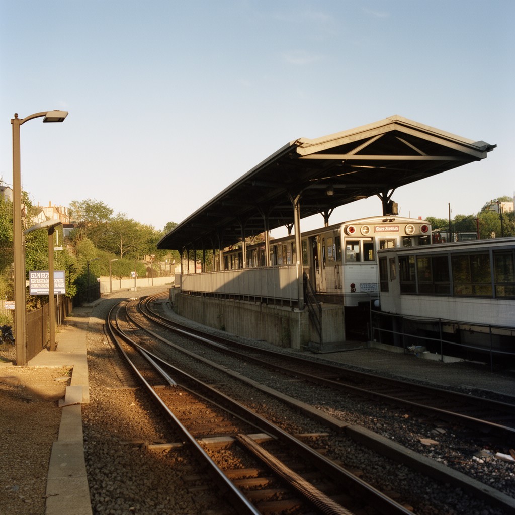 AI-generated illustration of Bala station
