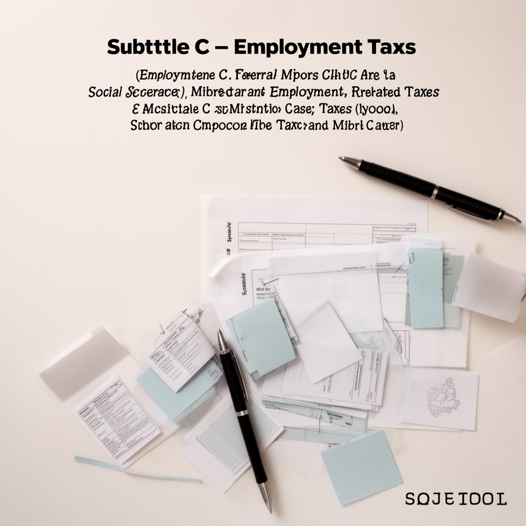 AI-generated illustration of Subtitle C – Employment Taxes