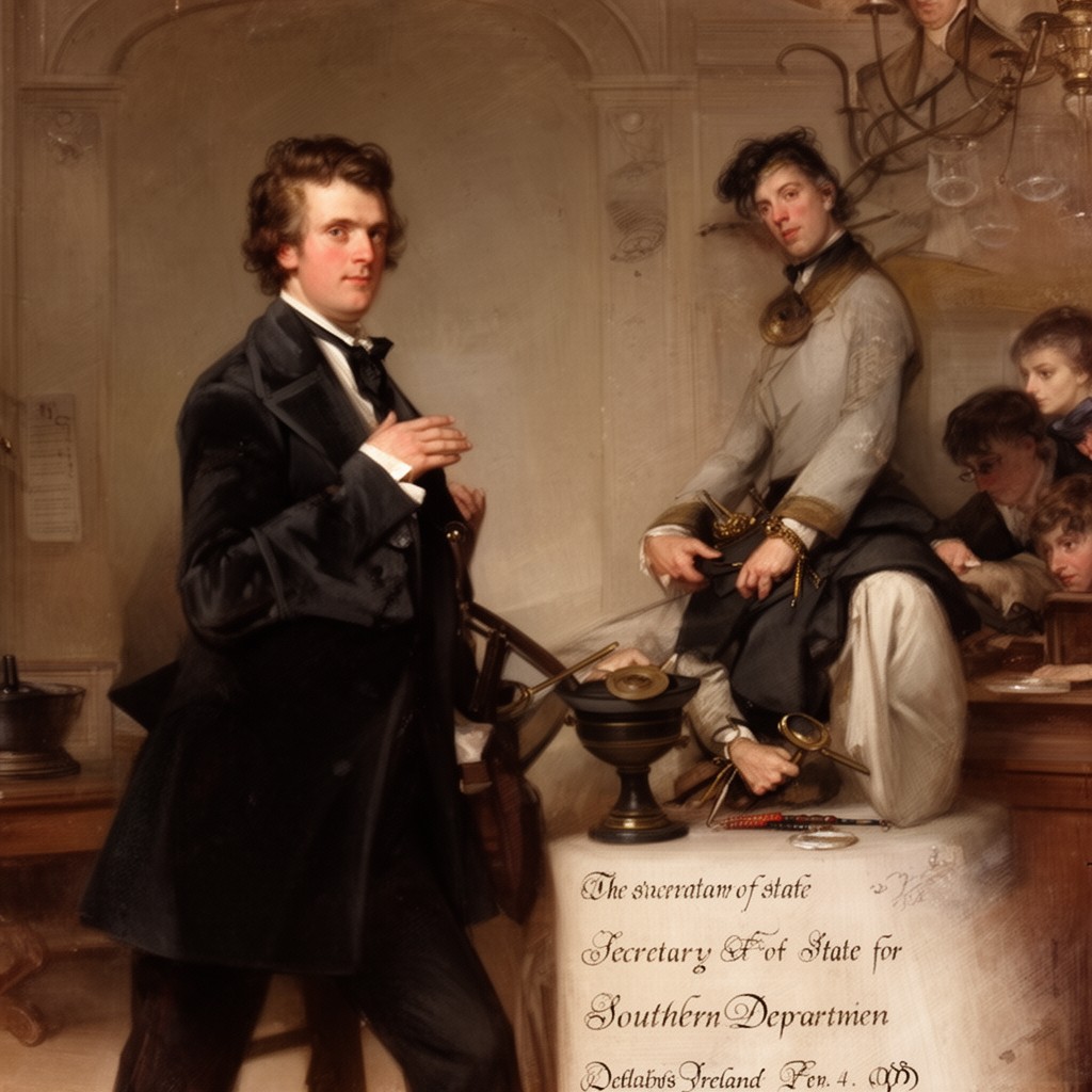 AI-generated illustration of Secretary of State for the Southern Department