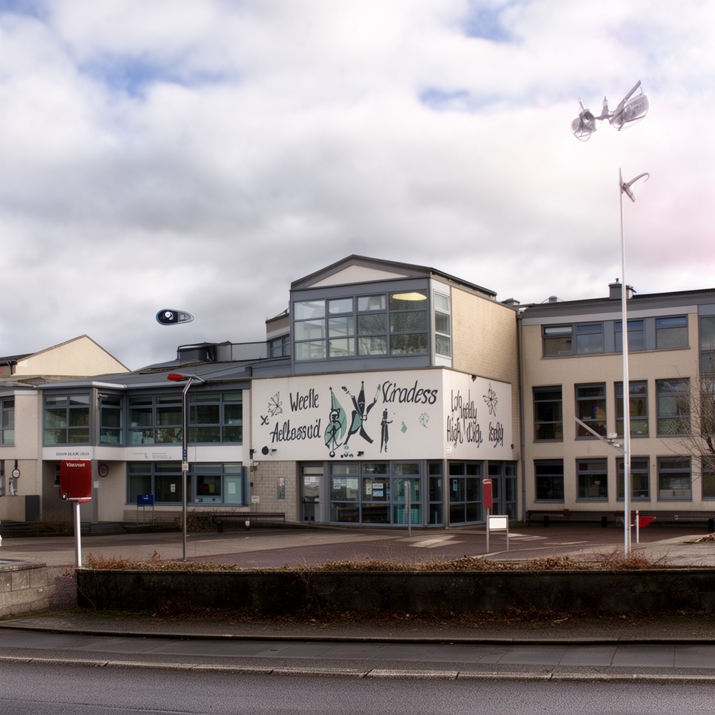 AI-generated illustration of Lochgelly High School